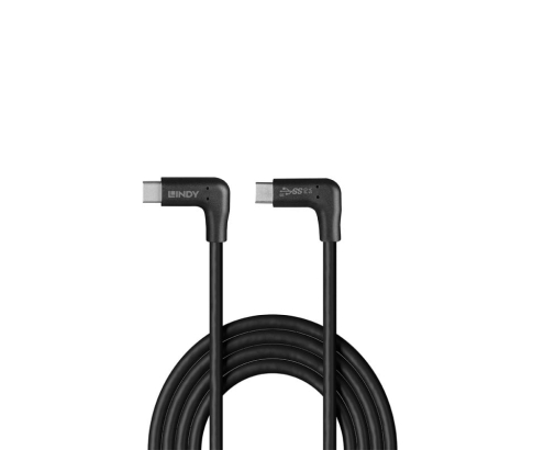 Lindy 32022 cable USB USB 3.2 Gen 2 (3.1 Gen 2) 0,5 m USB C Negro