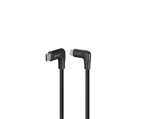 Lindy 32022 cable USB USB 3.2 Gen 2 (3.1 Gen 2) 0,5 m USB C Negro