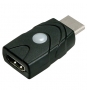 Lindy 32114 cambiador de género para cable HDMI Type A Negro