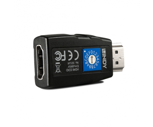 Lindy 32114 cambiador de género para cable HDMI Type A Negro