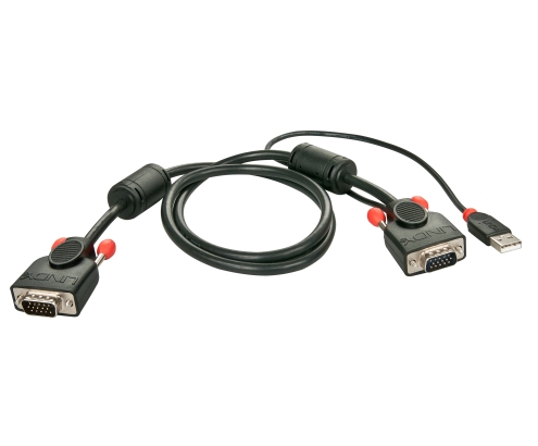 Lindy 33770 cable VGA 1 m VGA (D-Sub) Azul