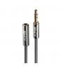 Lindy 35327 cable de audio 1 m 3,5mm Antracita