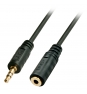 Lindy 35656 cable de audio 10 m 3,5mm Negro