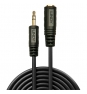 Lindy 35656 cable de audio 10 m 3,5mm Negro