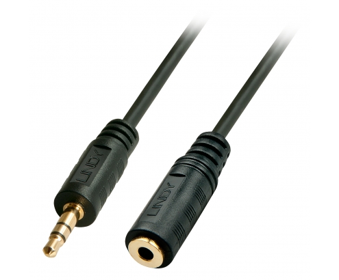 Lindy 35656 cable de audio 10 m 3,5mm Negro