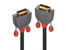 Lindy 36227 cable DVI 15 m DVI-D Negro