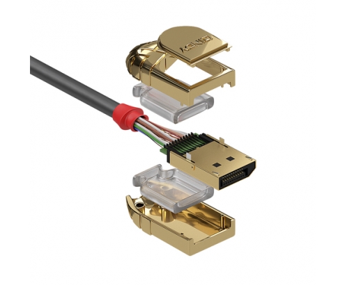 Lindy 36296 cable DisplayPort 10 m Gris
