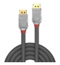 Lindy 36300 cable DisplayPort 0,5 m Gris