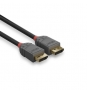 Lindy 36481 cable DisplayPort 1 m Negro, Gris