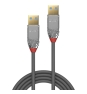Lindy 36625 cable USB USB 3.2 Gen 1 (3.1 Gen 1) 0,5 m USB A Gris