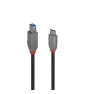 Lindy 36666 cable USB USB 3.2 Gen 1 (3.1 Gen 1) 1 m USB C USB B Negro