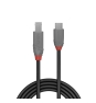 Lindy 36666 cable USB USB 3.2 Gen 1 (3.1 Gen 1) 1 m USB C USB B Negro