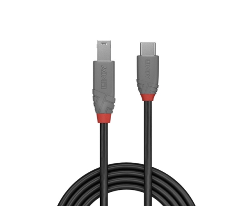 Lindy 36666 cable USB USB 3.2 Gen 1 (3.1 Gen 1) 1 m USB C USB B Negro
