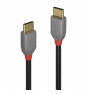 Lindy 36871 cable USB 1 m USB 2.0 USB C Negro, Gris
