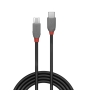 Lindy 36892 cable USB USB 2.0 2 m USB C Micro-USB B Negro, Gris