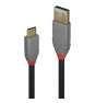 Lindy 36913 cable USB 2 m USB C USB A Negro