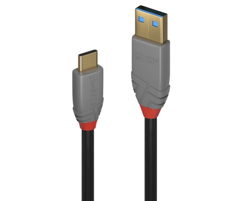 Lindy 36913 cable USB 2 m USB C USB A Negro