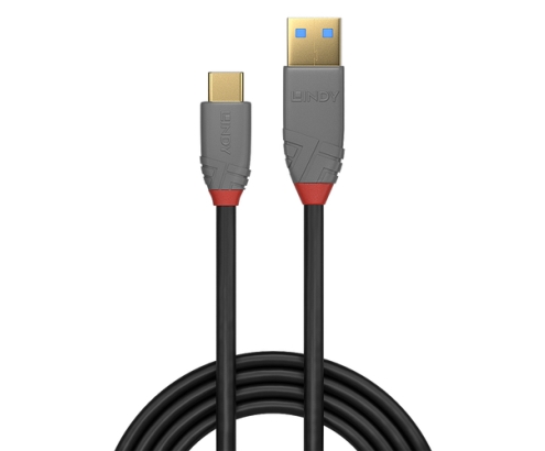 Lindy 36913 cable USB 2 m USB C USB A Negro