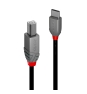 Lindy 36940 cable USB USB 2.0 0,5 m USB C USB B Negro