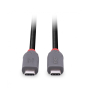 Lindy 36958 cable USB USB4 Gen 3x2 2 m USB C 40 Gbit/s 240 W Negro