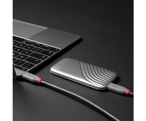 Lindy 36958 cable USB USB4 Gen 3x2 2 m USB C 40 Gbit/s 240 W Negro
