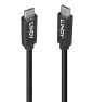 Lindy 36975 cable USB USB 3.2 Gen 2x2 0,5 m USB C 20 Gbit/s 100 W Negro