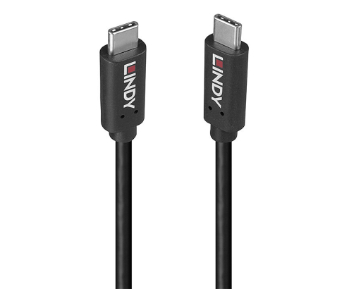 Lindy 36975 cable USB USB 3.2 Gen 2x2 0,5 m USB C 20 Gbit/s 100 W Negro