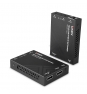 Lindy 38398 extensor audio/video Transmisor y receptor de señales AV Negro