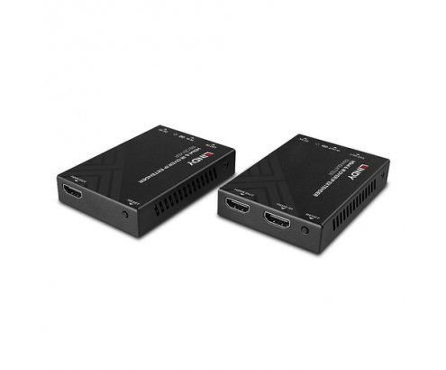 Lindy 38398 extensor audio/video Transmisor y receptor de señales AV Negro