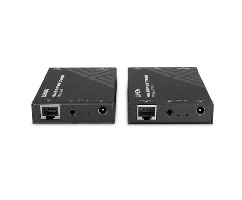 Lindy 38398 extensor audio/video Transmisor y receptor de señales AV Negro