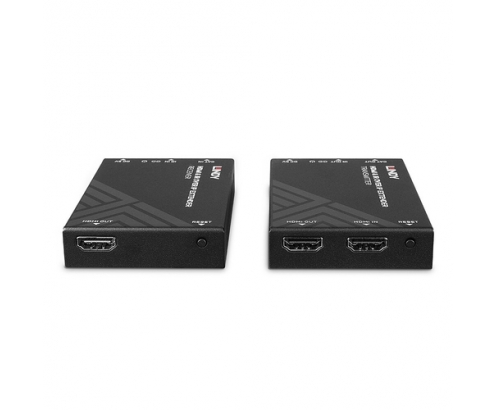 Lindy 38398 extensor audio/video Transmisor y receptor de señales AV Negro