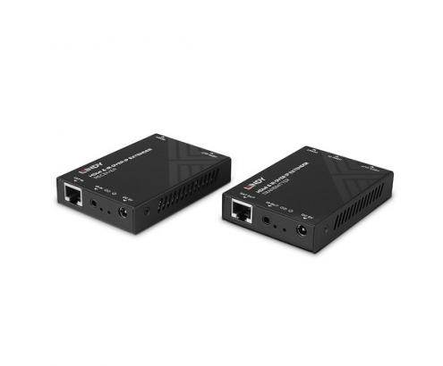 Lindy 38398 extensor audio/video Transmisor y receptor de señales AV Negro