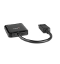 Lindy 38430 hub de interfaz DisplayPort 21600 Mbit/s Negro