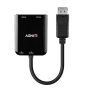 Lindy 38433 adaptador de cable de vídeo DisplayPort 2 x HDMI