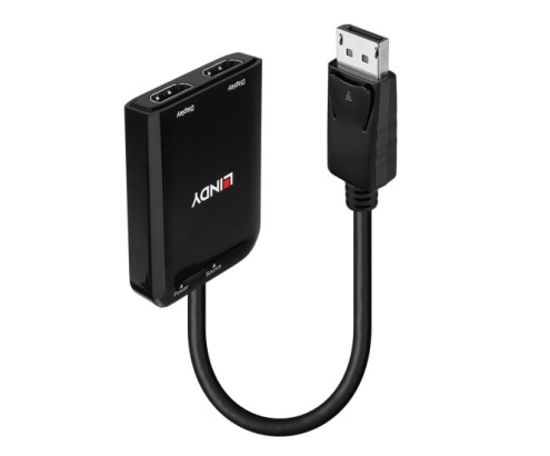 Lindy 38433 adaptador de cable de vídeo DisplayPort 2 x HDMI