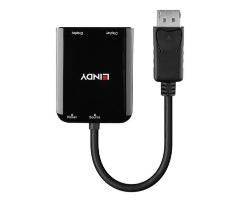 Lindy 38433 adaptador de cable de vídeo DisplayPort 2 x HDMI