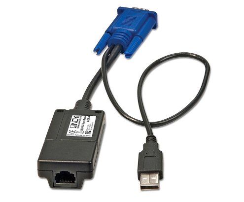 Lindy 39634 cable divisor y combinador Negro, Azul