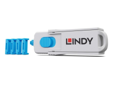 Lindy 40320 bloqueador de puerto Bloqueador de puerto + clave HDMI Azu...
