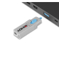 Lindy 40324 bloqueador de puerto Bloqueador de puerto + clave DisplayPort Azul Acrilonitrilo butadieno estireno (ABS) 5 pieza(s)