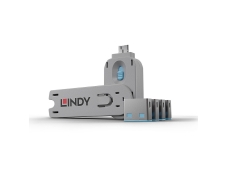 Lindy 40452 bloqueador de puerto Bloqueador de puerto + clave USB tipo...