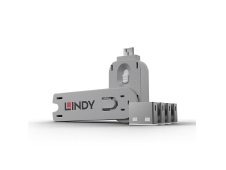 Lindy 40454 bloqueador de puerto Bloqueador de puerto + clave USB tipo...