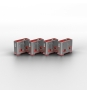 Lindy 40460 bloqueador de puerto USB tipo A Rosa Acrilonitrilo butadieno estireno (ABS) 10 pieza(s)