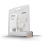 Lindy 40463 bloqueador de puerto USB tipo A Naranja Acrilonitrilo butadieno estireno (ABS) 10 pieza(s)
