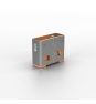 Lindy 40463 bloqueador de puerto USB tipo A Naranja Acrilonitrilo butadieno estireno (ABS) 10 pieza(s)