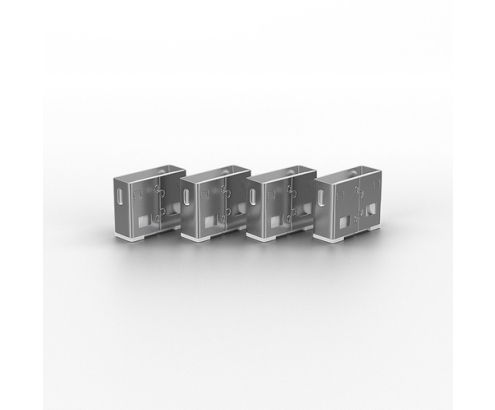 Lindy 40464 bloqueador de puerto USB tipo A Blanco Acrilonitrilo butadieno estireno (ABS) 10 pieza(s)