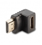 Lindy 41085 cambiador de género para cable HDMI Negro