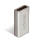 Lindy 41511 cambiador de género para cable HDMI 2.1 Plata
