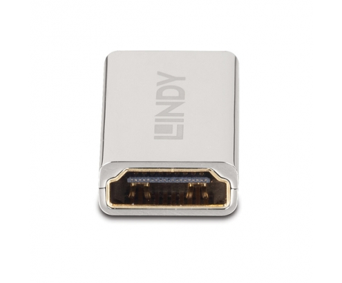 Lindy 41511 cambiador de género para cable HDMI 2.1 Plata