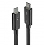Lindy 41555 cable USB 0,5 m USB 3.2 Gen 1 (3.1 Gen 1) USB C Negro