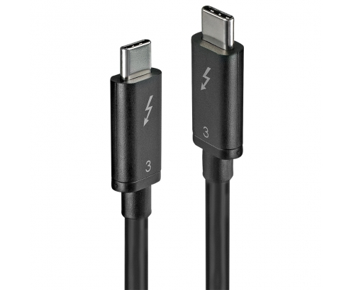 Lindy 41555 cable USB 0,5 m USB 3.2 Gen 1 (3.1 Gen 1) USB C Negro